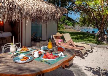 Cabin with ocean view