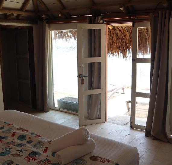 Cabaña con vista al mar