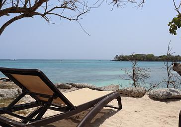 Cabaña con vista al mar